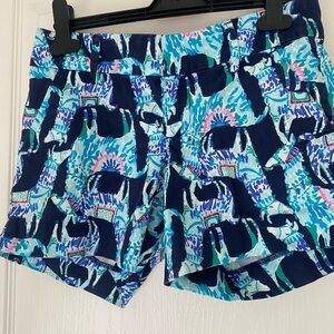 Lilly Pulitzer Callahan Shorts Alpaca My Bags Size 0